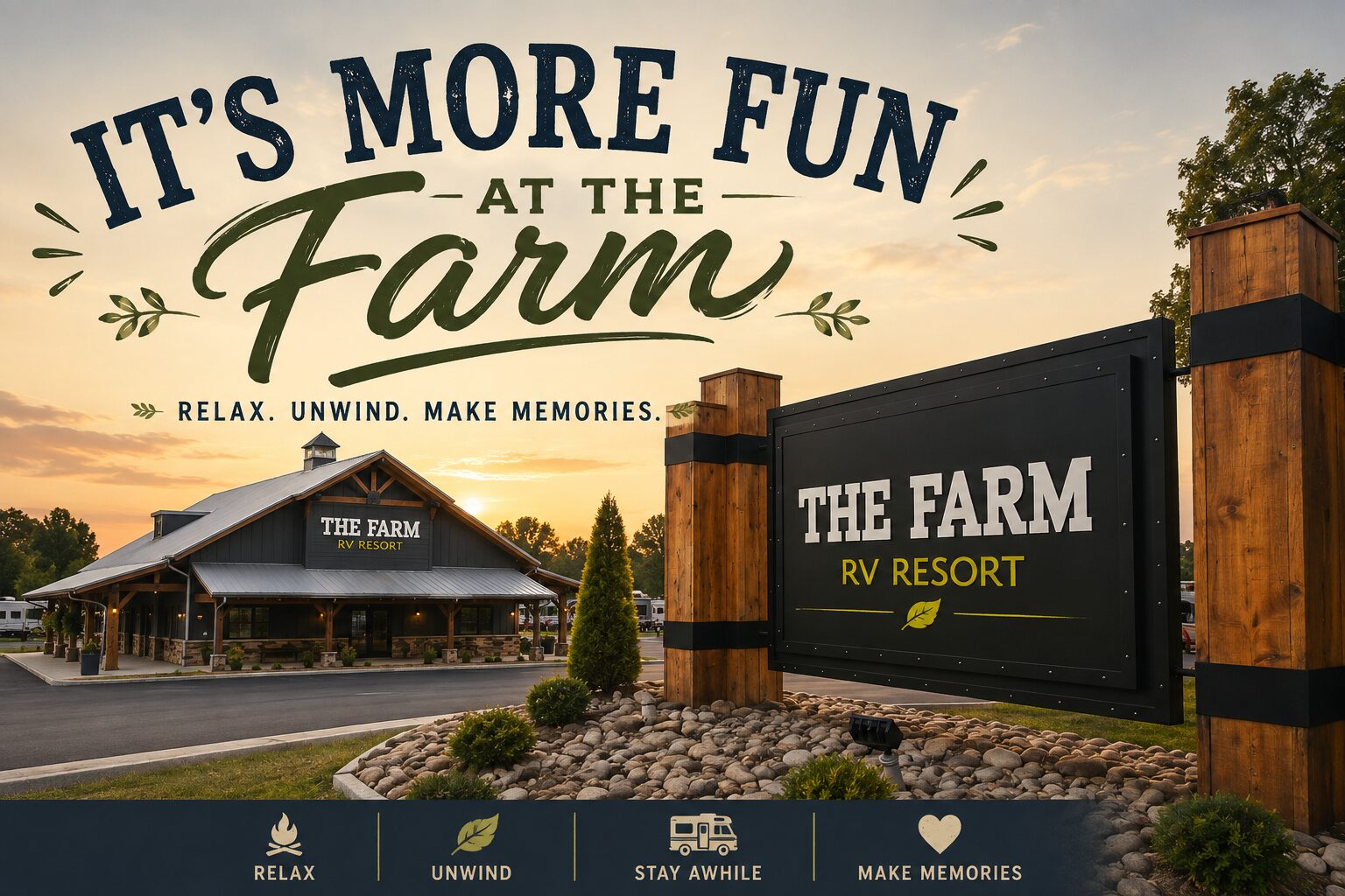 It's More Fun at The Farm RV Resort